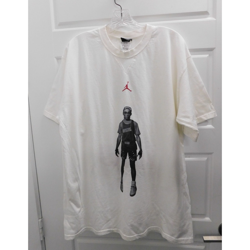 Vintage Nike Air Jordan Spike Lee The Best On Mars T-Shirt Men's Large White